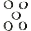 ZMdooreasy Anello in gomma con diametro interno di 32 mm per cinghie da 5,1 cm | Per gomma nera resistente, resiste all'acqua salata, si adatta alle cinghie del serbatoio, per un uso esterno durevole