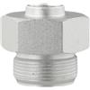 FACULX Adattatore Gas per Campeggio 1-20 a 7/16-28 UNF Adattatore | Ottone e alluminio, tenuta stagna, installazione diretta, compatto 30mm, ideale campeggio