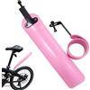 Generico Portable Foldable Bicycle Mudguards - Universal Front Rear Guard for | Front 31cm Rear 41cm | Flexible Steel & Silicone Construction | Universal 16 to 26 Inch Fit, Quick Foldable Design for
