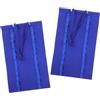 CIYODO Espositore per Cinture Taekwondo Feltro da Parete, 2 Pezzi Blu | Barre Orizzontali Multiple, Montaggio Rinforzato, Accessori, per Cinture, Scuole e Palestra