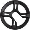 Caswynlife Protettore Catena Bicicletta Nero 42 Denti 4 Bulloni | Design a 42 denti, montaggio a 4 fori, scudo per detriti di polvere, struttura in plastica, colori marrone nero (A)