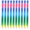 Amosfun 10 Pezzi Fascia Premio Colorata con Gancio Triangolare Robusto | Poliestere, Cotone e Lega, Fissaggio Sicuro per Tornei e Competizioni, Aspetto Multicolore