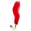 Healeved Ciondolo Nappa Campanello per Marziale Stile Cinese Rosso | Fibra e Rame, Coda Nappa Tradizionale, per Allenamento e Spettacoli di Arti Marziali