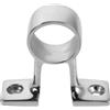 DEEPCRAFF Acciaio Inox Staffa per Corrimano Nautico Argento 1 Pollice | Diametro Centrale 1 Pollice, per Tubi Rotondi, Piatti o Verticali, Guida Montaggio