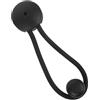 TOYANDONA Fissaggio a Pallina Elastica Nero per Coperture Marine, Antiurto | Componenti Metallici di Precisione, Nailon Robusto, per Cavi e Teloni Nautici, Uso Viaggio e Tenda