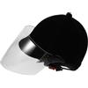 GLEAVI Casco Equestre Nero in Velluto e Plastica, per Uomini e Donne | Protezione dagli Urti, Cinturino Sicuro, Stile Essenziale e Nero, per Ciclismo e Competizioni Equestri