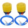 BESTOMZ Pompa per Gonfiare i Palloncini a Pedale, Plastica, Tubo | Manuale, per Palloni Yoga e Cuscini, Tubo Flessibile, Adatta a Feste e Decorazioni