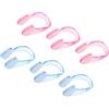 ULTECHNOVO 6 Pezzi Clip Nasale in PC e Silicone per Adulti | Leggera, Blocco Acqua, per Immersione e Fitness Acquatico, Adatta a Passaggi Nasali e Ponte degli Occhiali