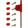 FACULX Kit 5 Set Ago Oliva Freno Idraulico Acciaio | 5 set ago oliva, acciaio , alluminio, chiave per t8 inclusa, montaggio rapido