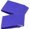 TOYANDONA 2 Pezzi Fascia da Capitano Calcio Blu in Nylon per Braccio Adulto | Alta Visibilità, Facile da Pulire, Design Semplice e Colori Vivaci per Squadre e Campi All'aperto