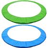 Generic Tappetino di sicurezza per trampolino, copertura di ricambio per molle, imbottitura impermeabile e resistente agli strappi, protezione in schiuma spessa, uso esterno per parco asilo e cortile, 180 x