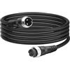 TIENFOKOTA Cavo elettrico della bobina di pesca di 2 Pin 6FT maschio alla | Cavo di prolunga di alimentazione 14AWG con connettore di bloccaggio filettato