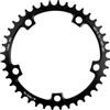 FACULX Corona singola velocità 130BCD 42T per bici da strada | Conteggio dei denti 38T, misura 130BCD, CNC liscio per superficie, lega leggera, configurazione a velocità singola (40T)