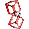 FUANA Pedali per bici in lega di alluminio antiscivolo | Corpo in alluminio ad alta resistenza, cuscinetto DU rotazione liscia, dimensioni 118x98mm, per resistente agli urti