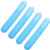 DEEPCRAFF 4 Pezzi Bastoncini Refrigeranti Cilindrici, Riutilizzabili in PE Bianco | Forma Liscia e Giunte, Fit Verticale Saldo, per Uscite e Spostamenti Quotidiani