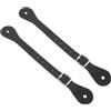 JECOMPRIS 2 Pezzi Cinghie per Speroni Equitazione Uomo, Stile Western Vintage | PU Regolabile, Riduce i Punti di Pressione, per Stivali da Equitazione e Pratica Quotidiana