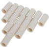 DEEPCRAFF 40 Pezzi Puntale per Stecca da Biliardo Slip On in Plastica Beige | Ricambio Rapido per Aste in Legno, Uso in Partite e Serate di Lega, Compatibile Punte da 13mm