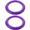 MAGICLULU 2 Pezzi Supporto per Palla da Yoga Base Rotonda Antiscivolo in PVC | Anello di Posizionamento Gonfiabile, Finitura Porpora, per Sessioni Pilates e Sedute Stabili a Terra