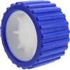 USHOBE Rullo per Rimorchio Barca 5 Pollici Blu in PVC per Carrello | Design a Rullo, Uso Versatile, Installazione Facile, Riduce L'attrito, Accessorio per Barca e Rimorchio