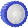 DEARMAMY Rullo per Rimorchio Barca a Coste, Ruota Blu da 5 Pollici in PVC | Riduce L'attrito, Montaggio Semplice, Rotolamento Fluido, Uso Versatile per Carrello Nautico