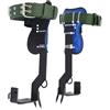 EDIJJFR Set di ramponi regolabili per arrampicata sugli alberi | Tree Climbing Spike 2 Claws con cintura di sicurezza, cinghia per caviglia, portata 100 kg, per arrampicata sugli alberi
