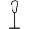 BlissfulAbode Supporto leggero per lenza da pesca a mosca, 16,5 cm, design compatto | Organizza 5 bobine, barra in alluminio, finitura nera, facile accesso sul gilet, previene i grovigli di lenza
