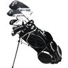 Callaway - Set completo da golf da uomo, con mazze da driver, legno da fairway, ibrido, ferri da stiro, borsa con supporto per putter Reg Flex