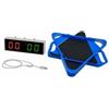 SZLIFE Contatore Elettronico di Punteggio per Biliardo con Display Verde E Triangolo di Biliardo Portatile per Tavolo da Biliardo Standard