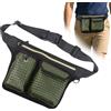 Generico Golf Da Vita Portatile, Morbido Traspirante, Multivano con Scomparti | Borsa in Vita da Golf Portapalline e Accessori Per Campo, , Campagna, Range, Terreno, Torneo, Pratica, Green