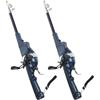 VILLCASE Canna da Pesca Telescopica Portatile Mulinello Integrato e Filo | Design Pieghevole Salvaspazio, Struttura Monopezzo in Carbonio, Peso Consigliato Fino a 7, 5kg, per Pesca in Laghi e Viaggi
