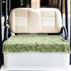 Generic Asciugamano per Carrello da Golf Olive Green Leaves Outline | Golf Cart Coperta Morbido Lavabile Golf Cart Sedile Asciugamano Per 2 Posti Visite Turistiche