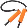 GATHINESS Piccozza di Sicurezza Retrattile per Ghiaccio Impugnatura | Cordino Flessibile, Acciaio Inox e PVC, Arancione, per Pesca Sul Ghiaccio e Soccorso D'emergenza