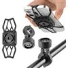 Générique Supporto Telefono per Bicicletta Accessori Da Ciclismo in Silicone | Supporto Per Smartphone Da Ciclismo Per Ciclismo Su Strada MTB Trasporto Pasto Viaggio Escursioni Gruppo Visite