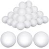 Homoyoyo 50 Pezzi Palline da Ping Pong in Plastica ABS Bianche per Allenamento | Rimbalzo Costante, Controllo Semplice per Principianti, Finitura Liscia e Piacevole, Uso in PE e Laboratori Creativi