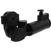 BESTYASH Supporto per Ombrello da Golf, Regolabile, Plastico Nero | Morsetto a Doppio Bullone, Larghezza Interna Regolabile, Angolo Regolabile, per Bici, Sedie e Campeggio