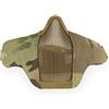 Ligege Maschera di Airsoft, Maschera Protettiva Tattica Pieghevole all'aperto della Maschera di Paintball del Mezzo Maschera Tattica Pieghevole del Mezzo