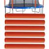 Generic Set di 6 coperture per pali in schiuma per trampolino, resistenti ai raggi | Manicotti per palo del trampolino per prato, giardino, cortile, spazio esterno, piscina, campeggio, area ricreativa