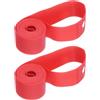 QUARKZMAN 2 Pezzi Fascia Per Cerchione Bicicletta Per Pneumatici TPU Rosso | 20, Fascia Protettiva Interna Per Copertoni Bicicletta Per Mountain Bike E Bici Stradale