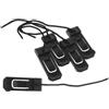 Healeved 5 Pezzi Clip per Tavola da Surf per Pinna SUP, Chiusura Nera | Ricambio per Manutenzione della Tavola, Design a Clip e Bloccaggio, per Pinne Sup e Tavole Gonfiabili