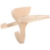 BESPORTBLE Supporto Espositivo per Skateboard in Legno, Base Stabile Doppia | Struttura Autoportante, Accesso Rapido e Ordine, per Tavole Lunghe e Skateboard in Ufficio o Tavolo