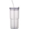 Bicchiere in plastica 480 ml personalizzabile con cannuccia Archer personalizzate o neutre