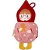 Lilliputiens, Bibbi, Elfo di Natale Pallina Reversibile, Da 2 anni | Fosforescente e Scintillante, Da Appendere all'Albero, In Poliestere, Rosa e Rosso