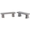 Lemax - PLAZA BENCH, SET OF 2