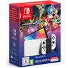 NINTENDO Switch OLED Bianca+Mario Kart 8 Deluxe+12 Mesi NSO