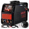 VEVOR Saldatrice MIG 145A 4 in 1 MIG a Gas/MIG a Filo Animato/Lift TIG/MMA Macchina Saldatrice Portatile, Controllo Sinergico, Modalità 2T/4T, Inverter IGBT e Display Digitale, per Metallo e Fai da Te