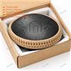 Fatto a mano Strumento musicale Double Om Tongue Drum 22 note 14 pollici Happy Handpan...