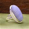Splendid Blu Pizzo Agata Gemma 925 Argento Sterling Mano Anello Tutte le Misure