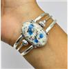 Bracciale Cuff In Argento Sterling 925 Fatto A Mano K2 Jasper Gemstone RM-25