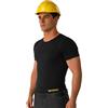 NOLOGO KATIACALZE Maglia Termica Uomo Manica Corta da Lavoro - Maglietta Tecnica Traspirante, Intimo Termico Uomo Invernale, Senza Cuciture né Etichette, Elasticizzato - Made in Italy