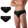 NOLOGO KATIACALZE Slip Uomo Microfibra Work 2 Pz - Intimo Tecnico Sportivo Elasticizzato e Traspirante, Mutande Uomo Slip Senza Cuciture - Made in Italy